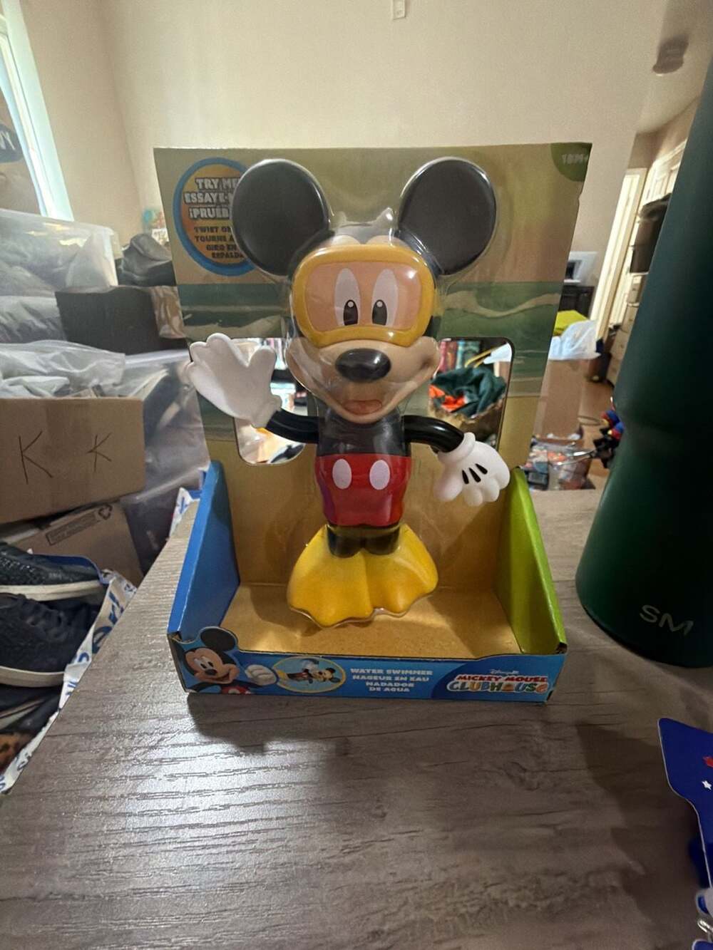 Disney Junior Mickey Mouse Clubhouse Water Swimmer Bath Toy New